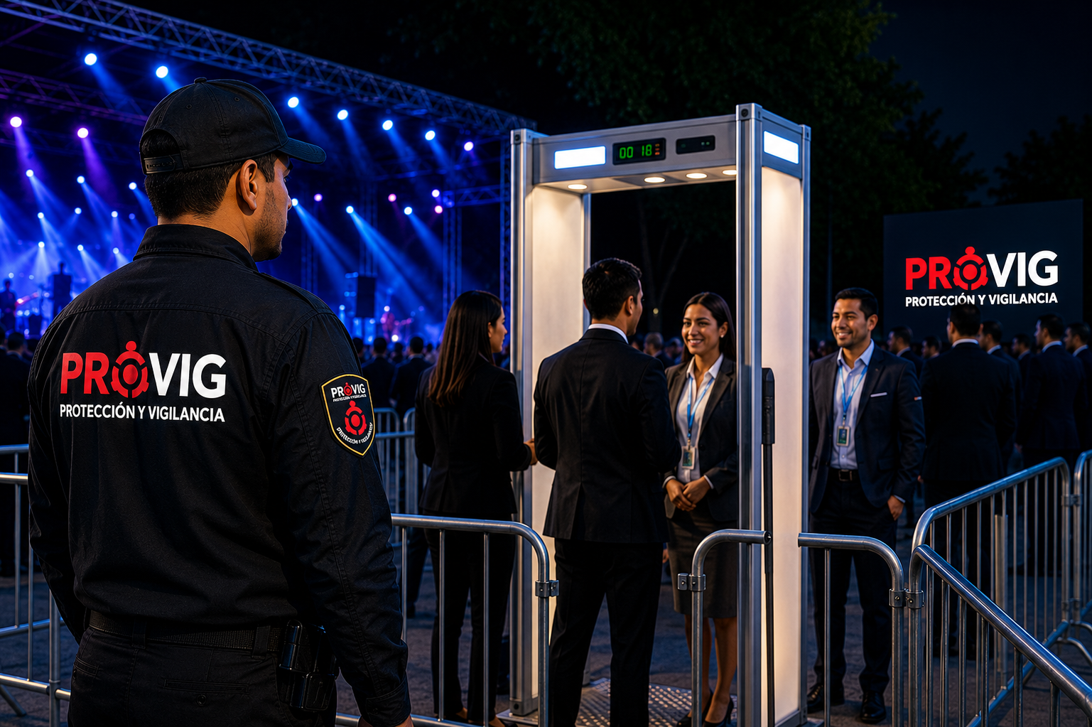 Seguridad para eventos